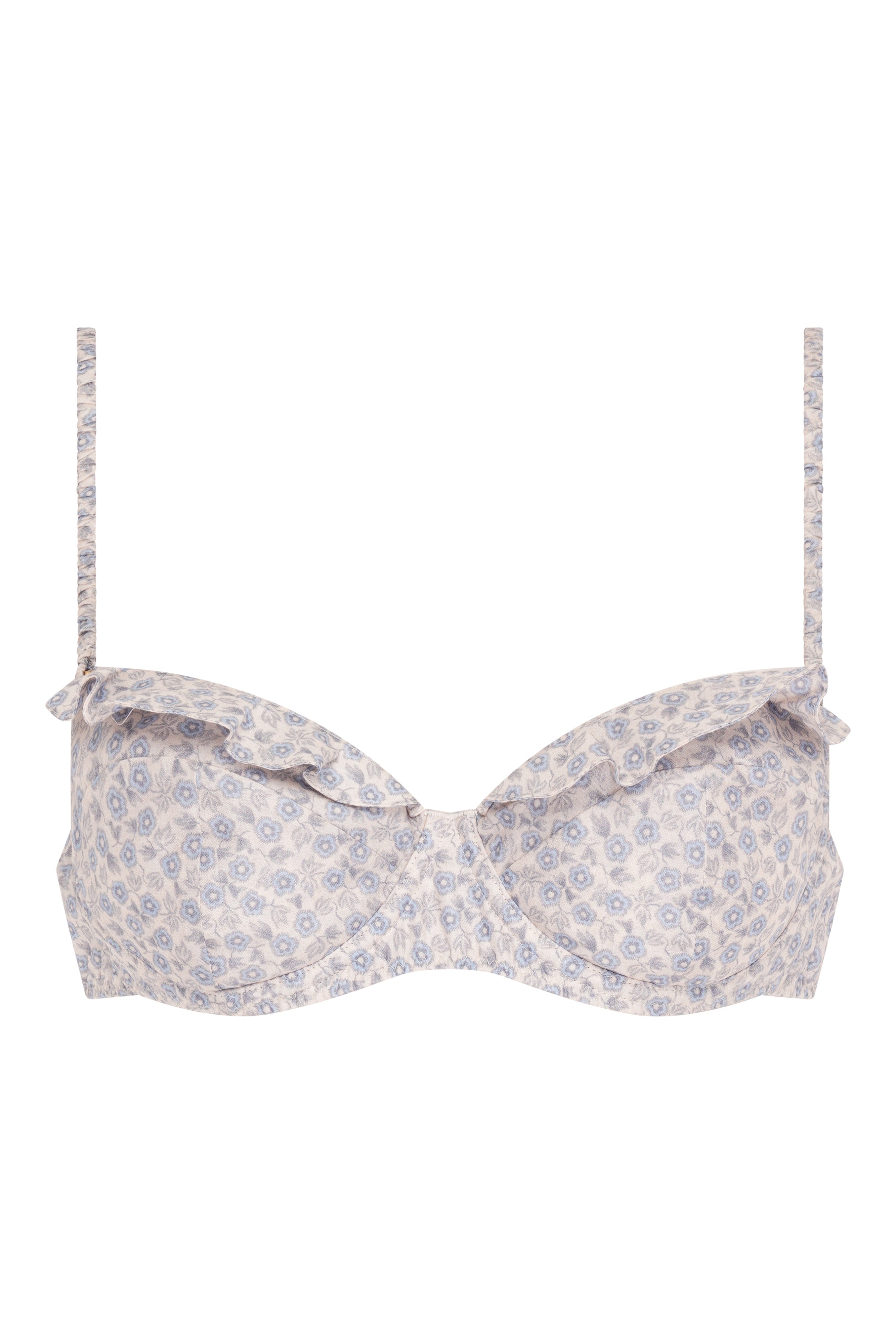 tabitha top cornflower floral