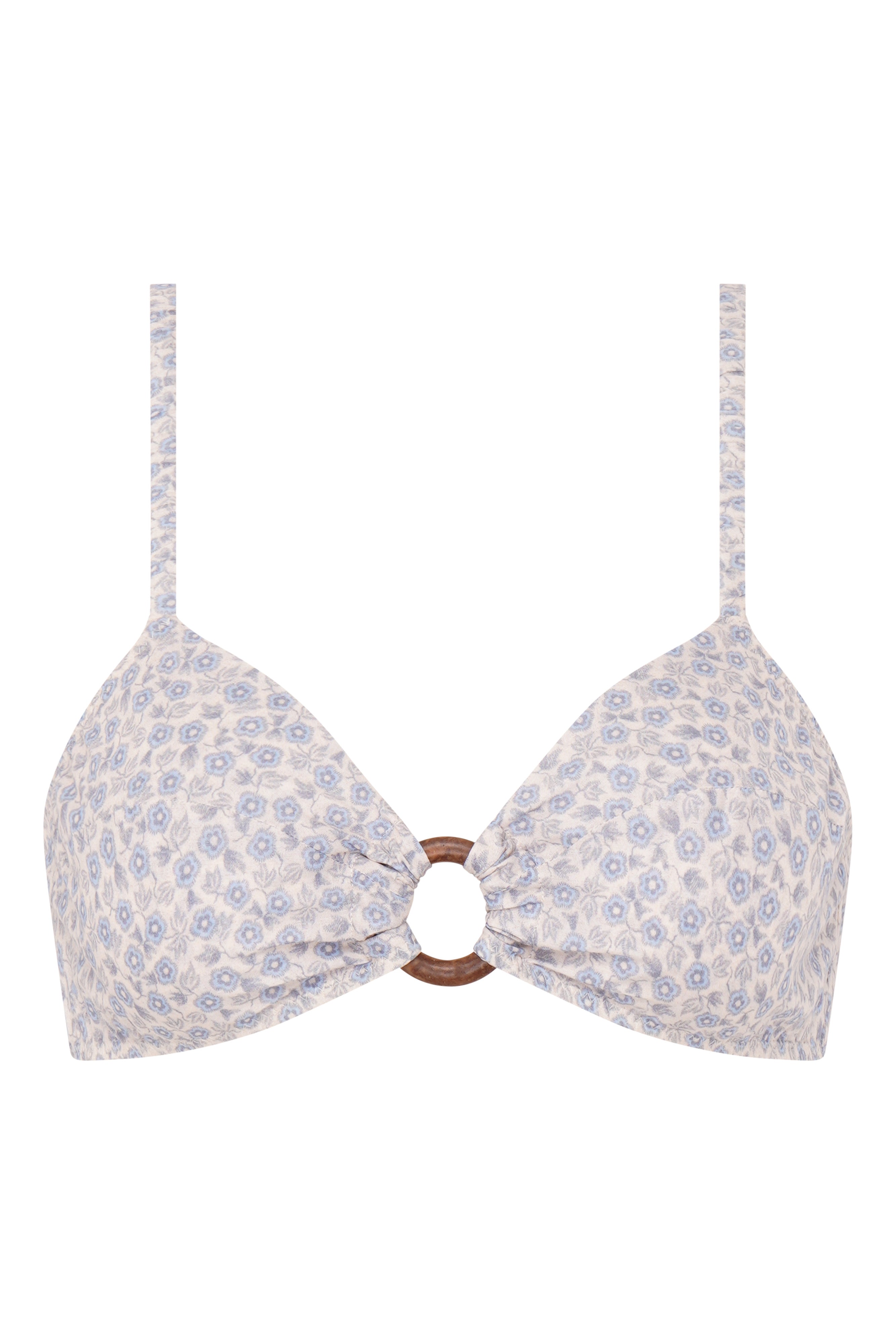 kika ring top cornflower floral