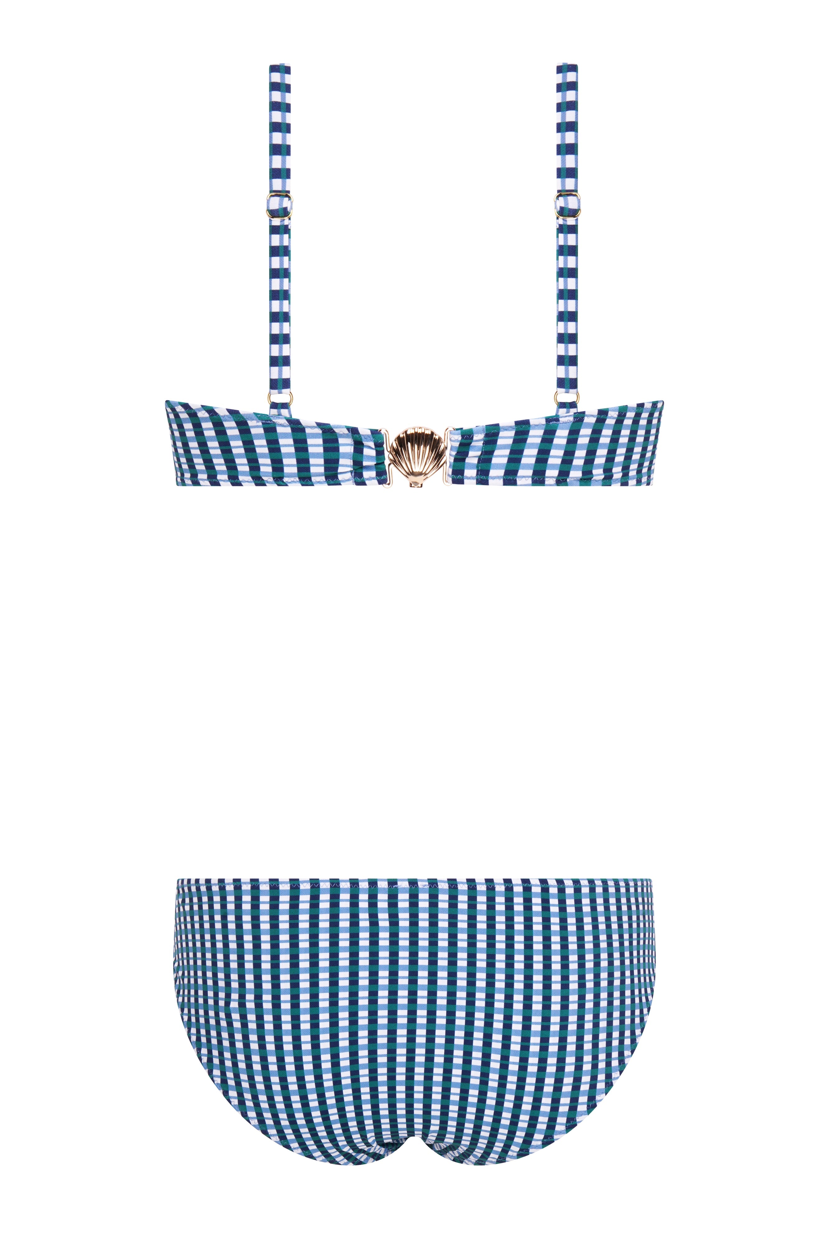 missy indigo check hipster bottom