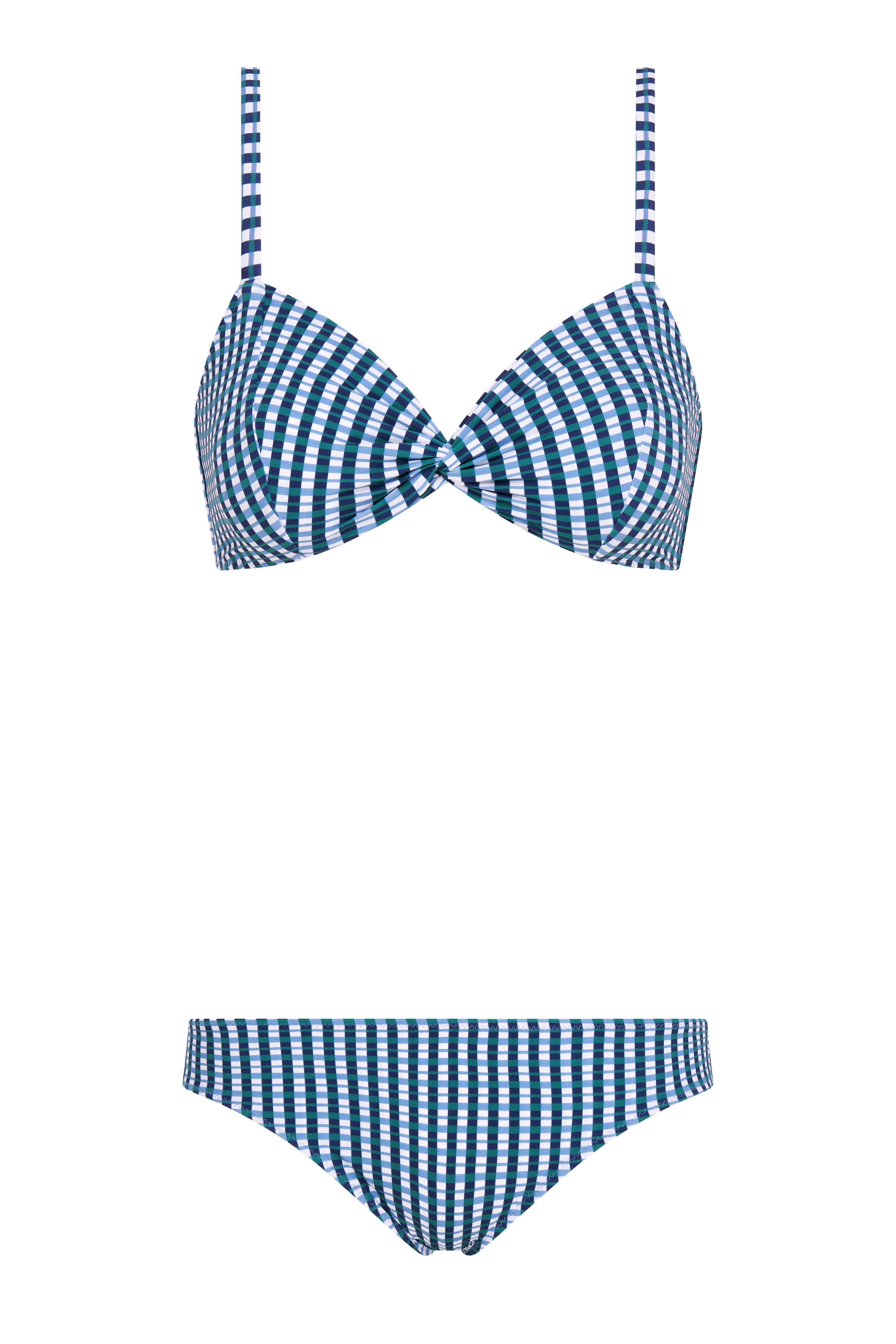 missy indigo check hipster bottom