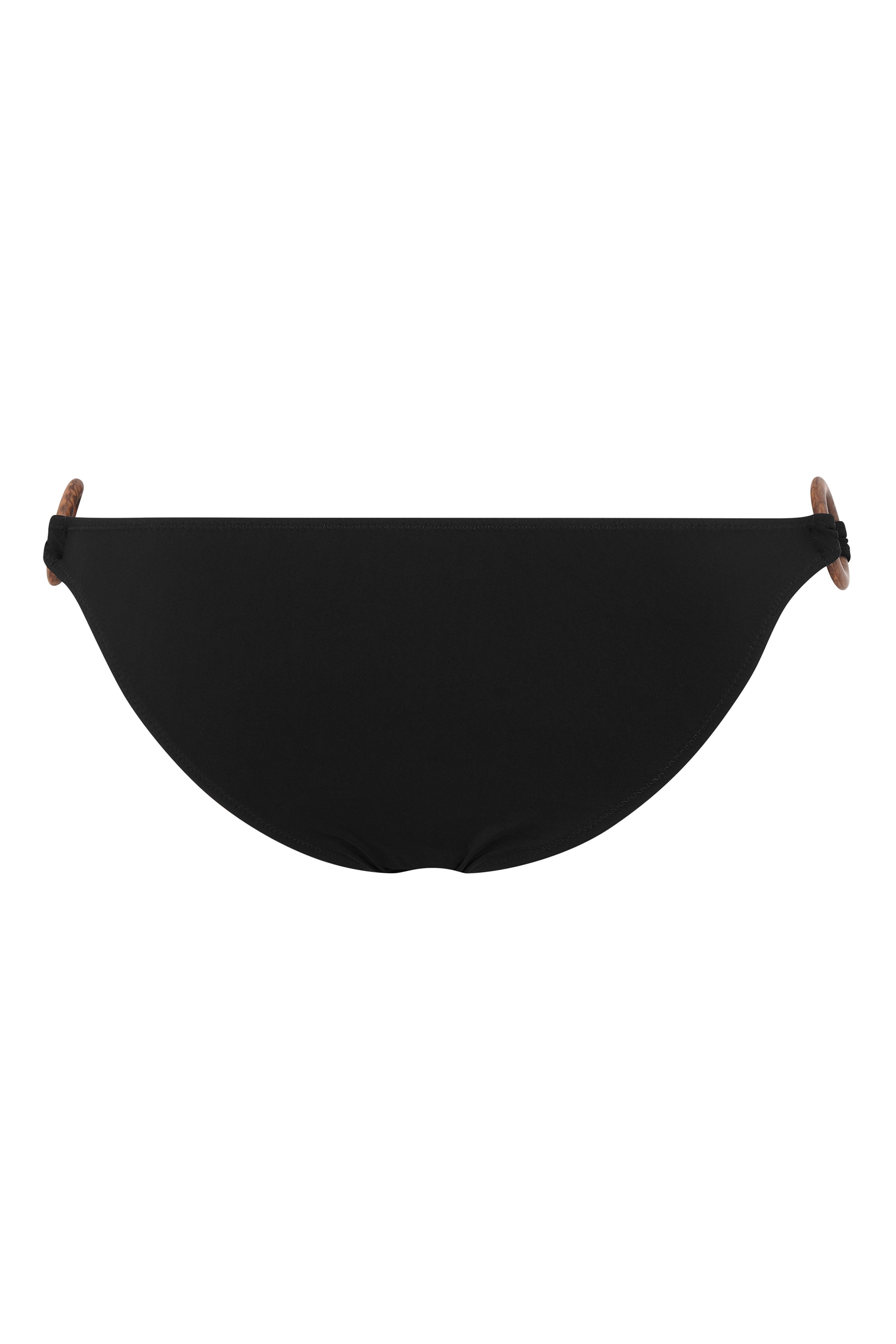 ring bikini bottoms black