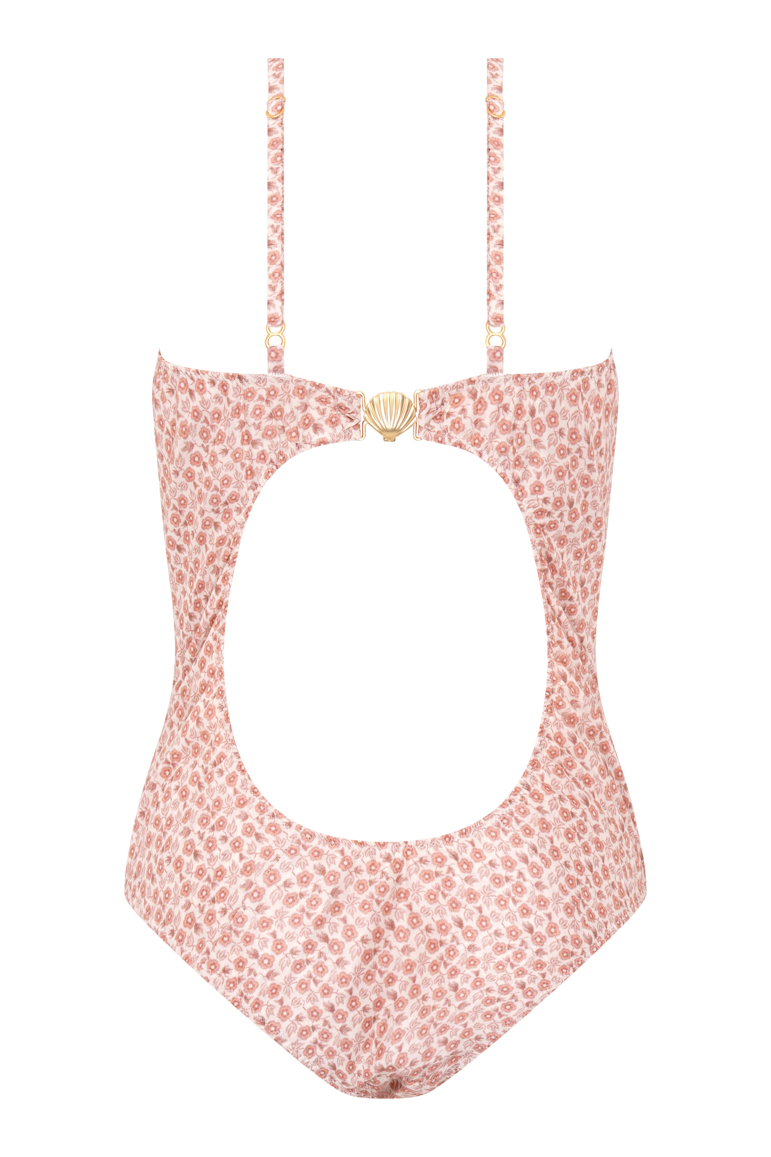 xanthe pink floral swimsuit
