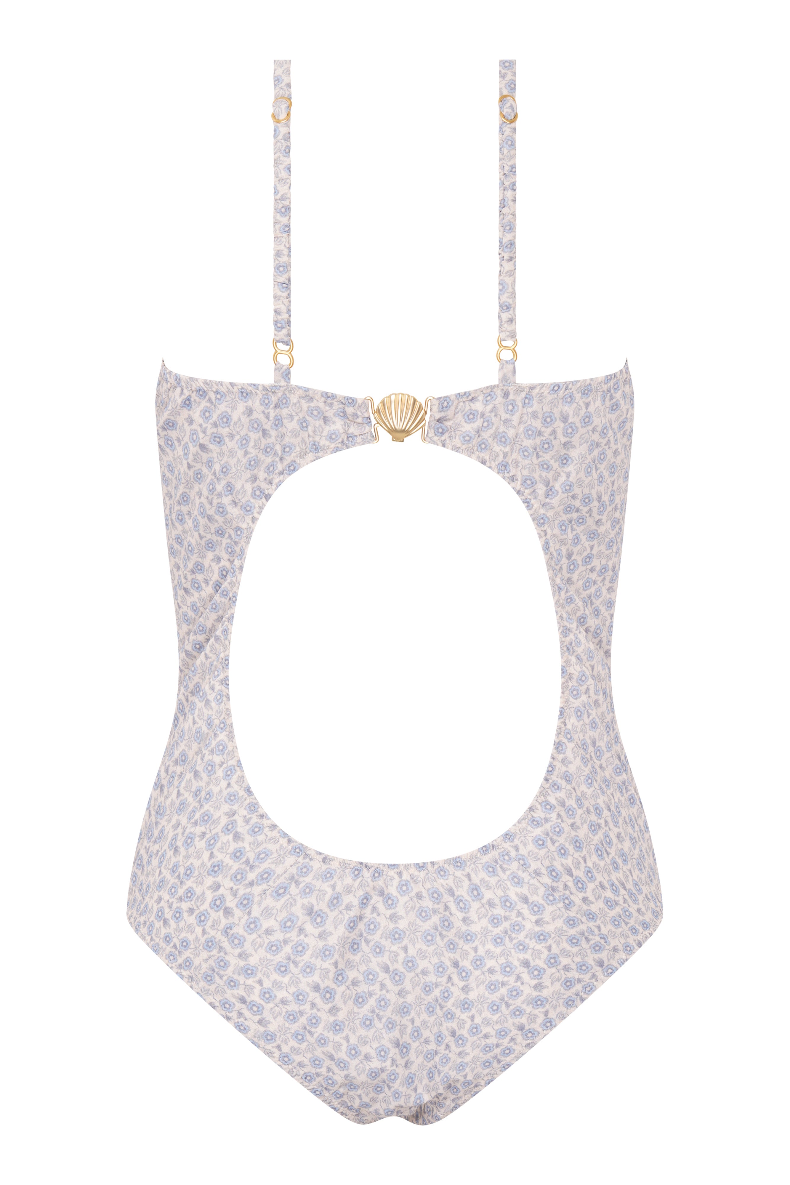xanthe cornflower floral swimsuit