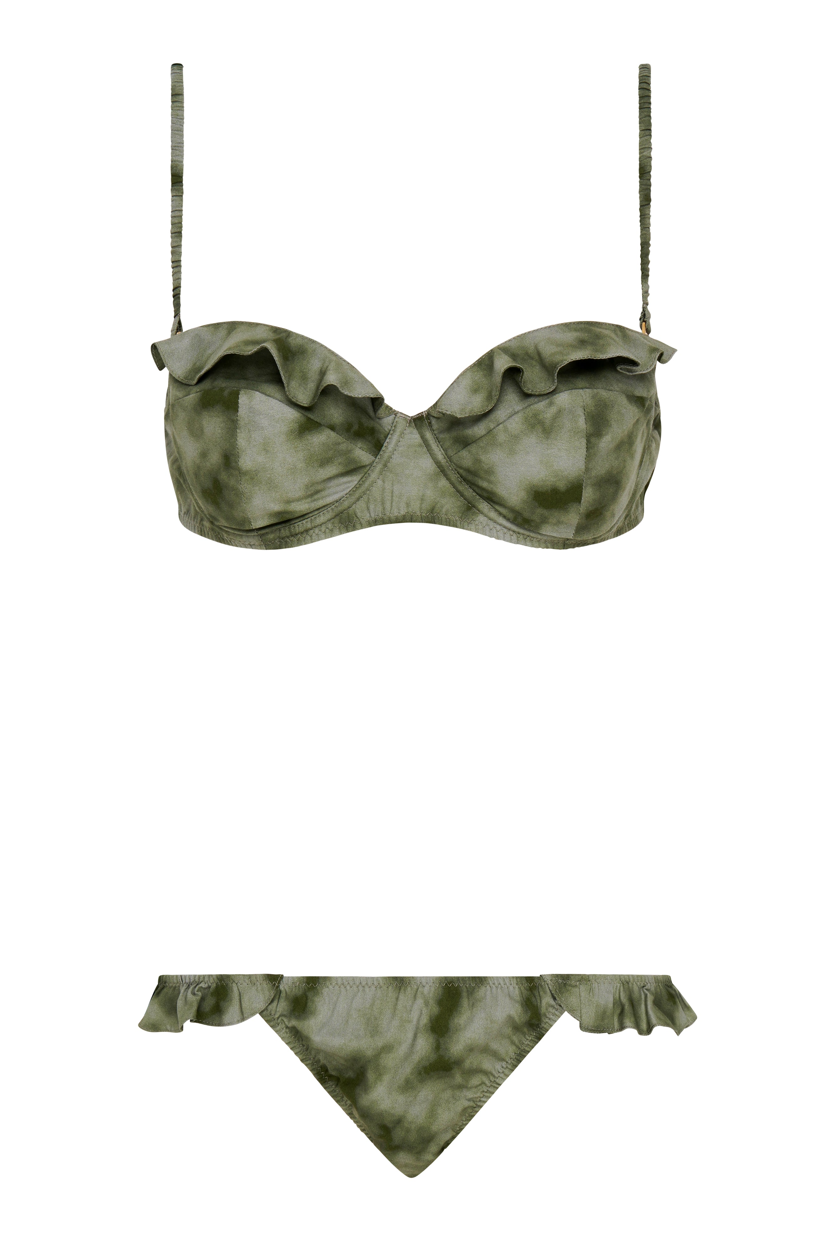 ruffle khaki cloud bottom