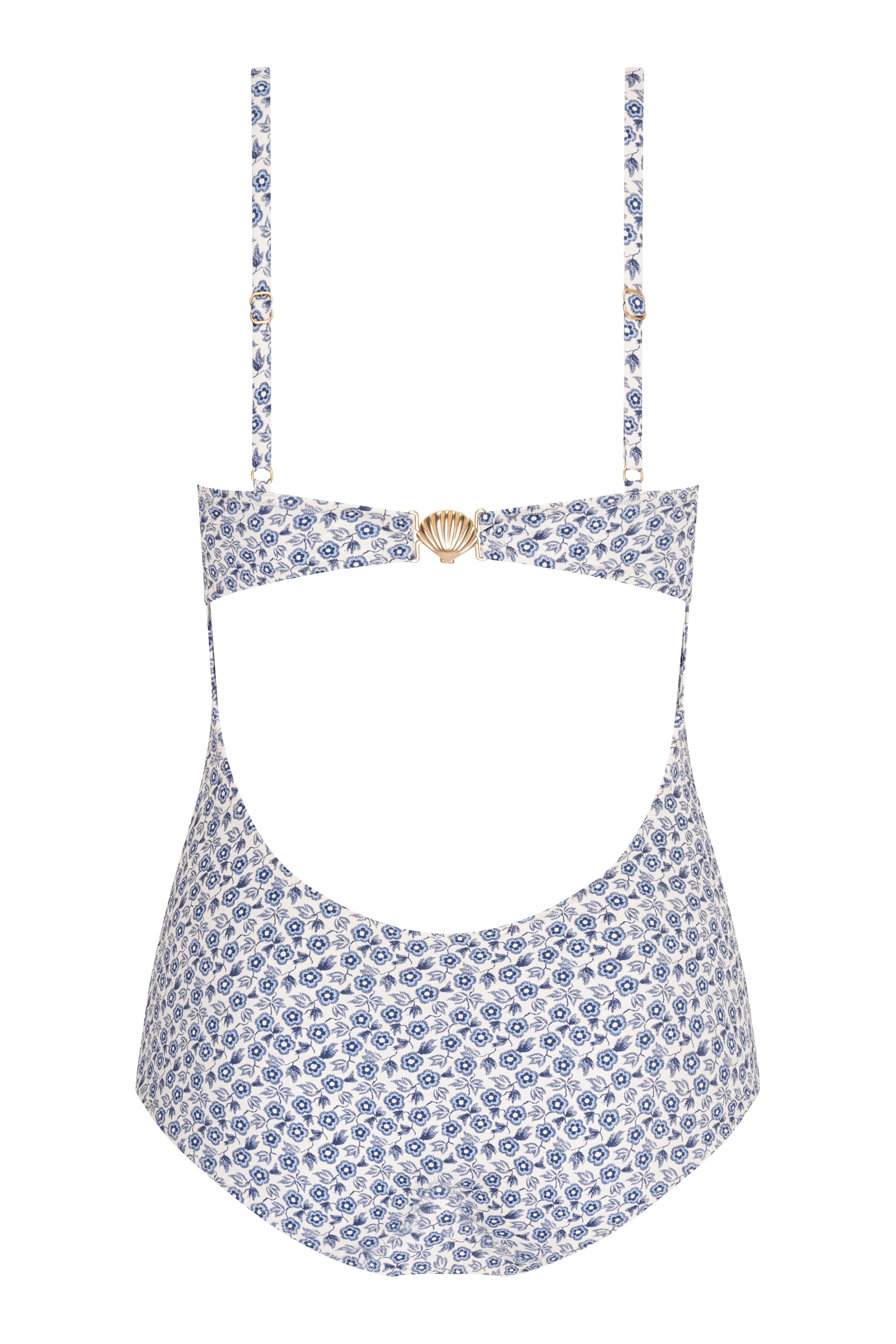 zoe swimsuit cornflower floral