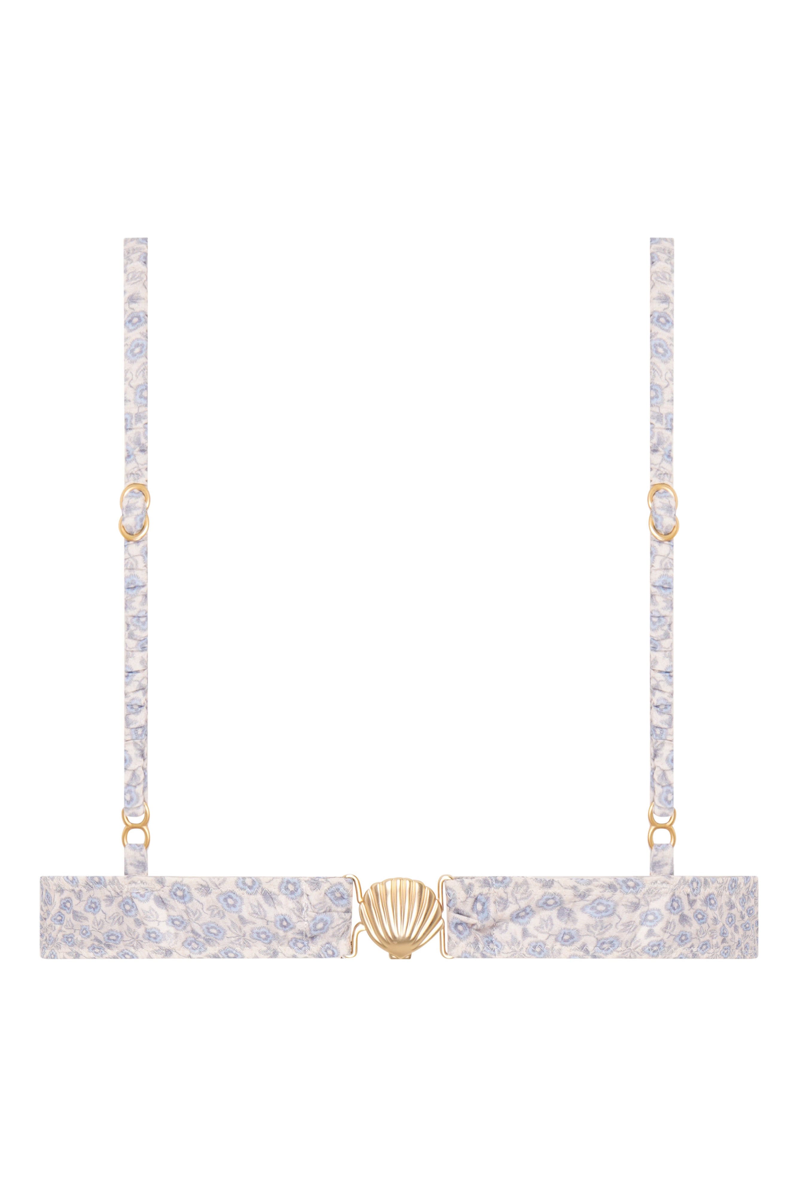 kika ring top cornflower floral