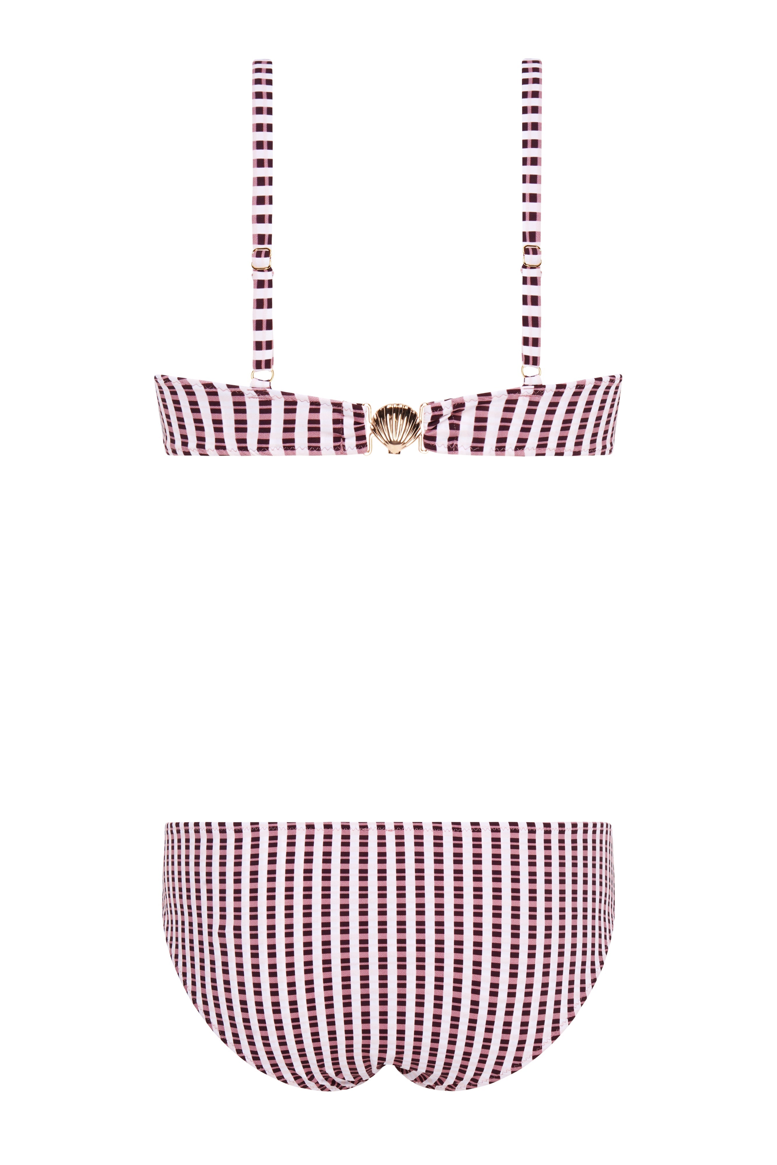 missy blush check top