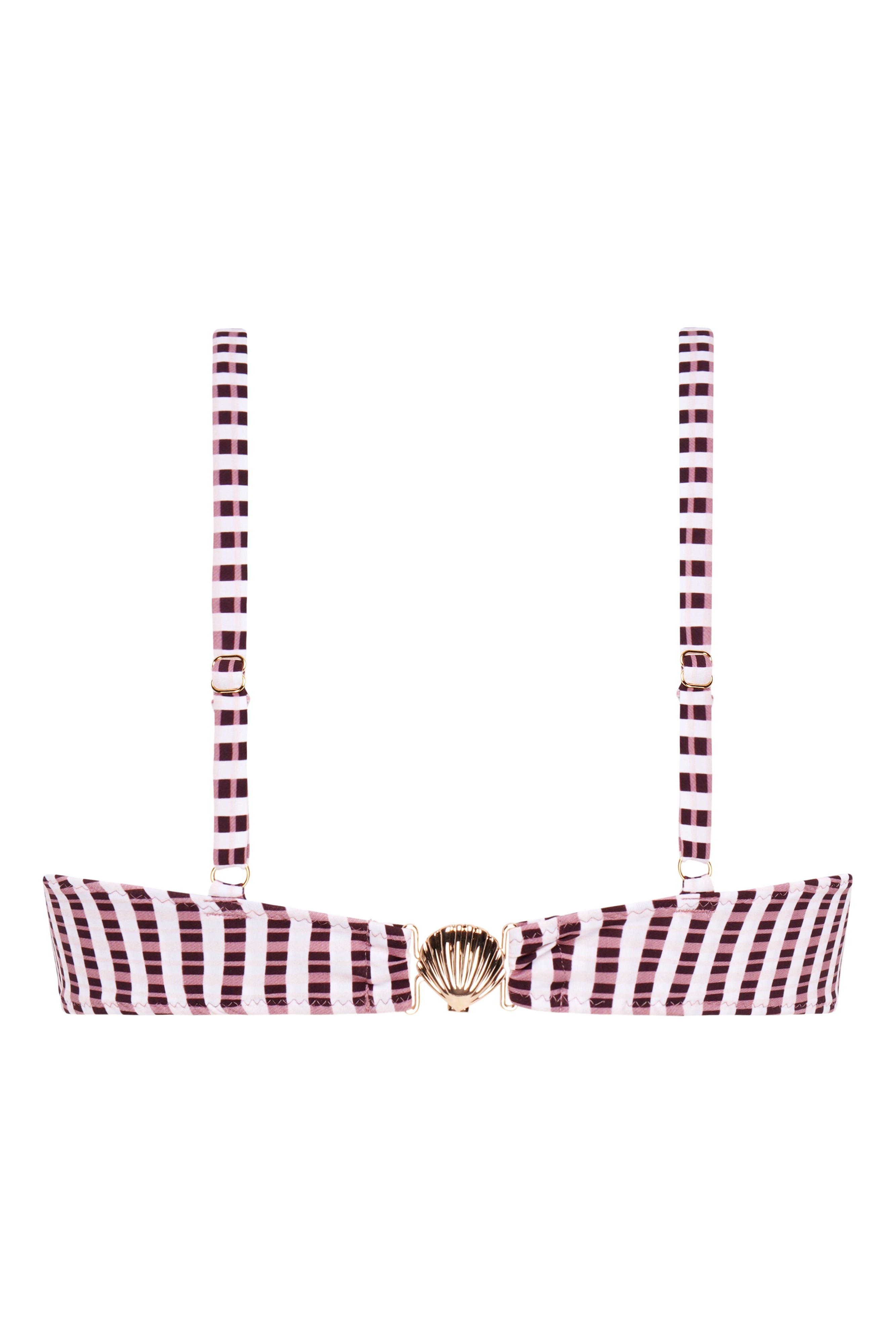 missy blush check top