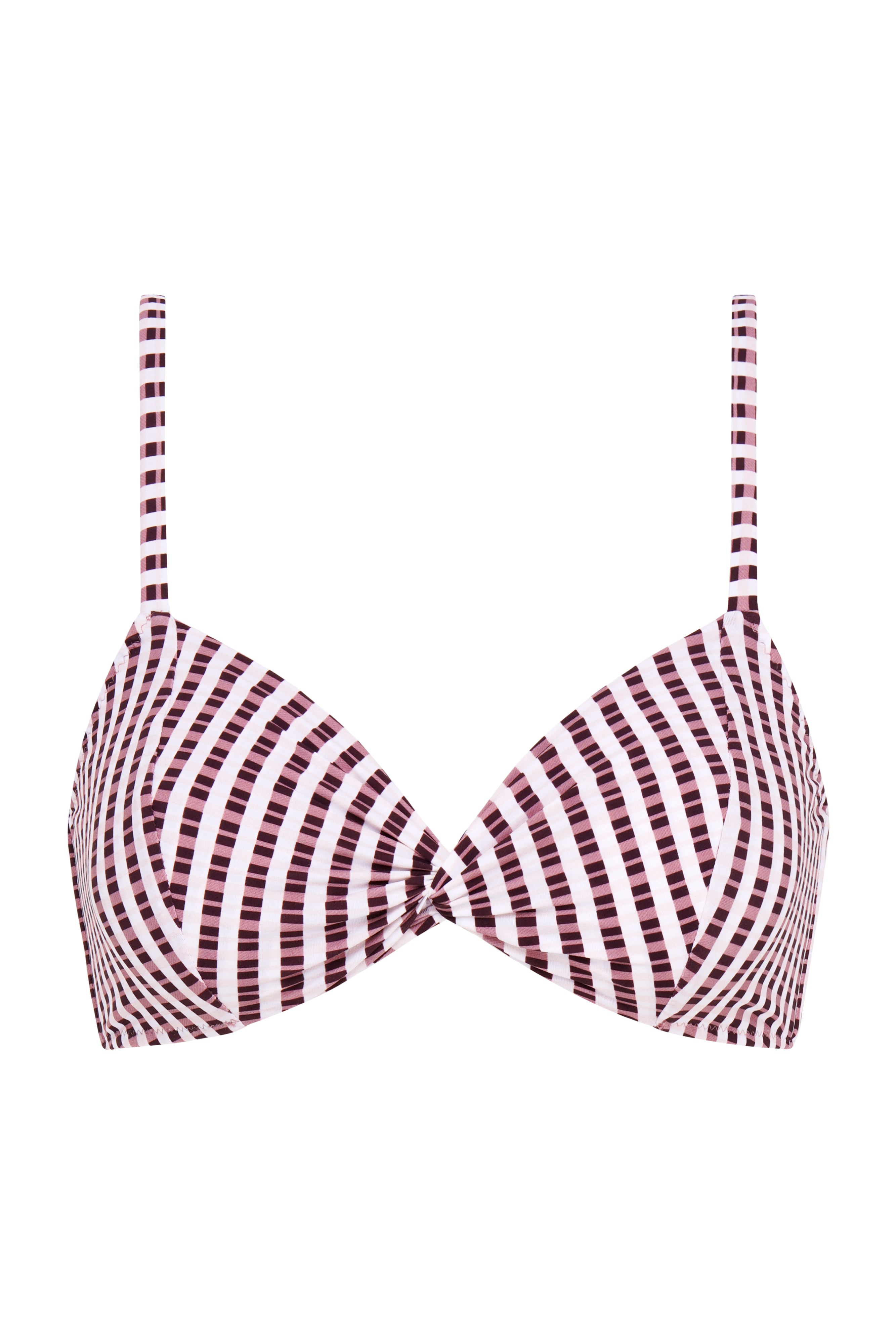 missy blush check top