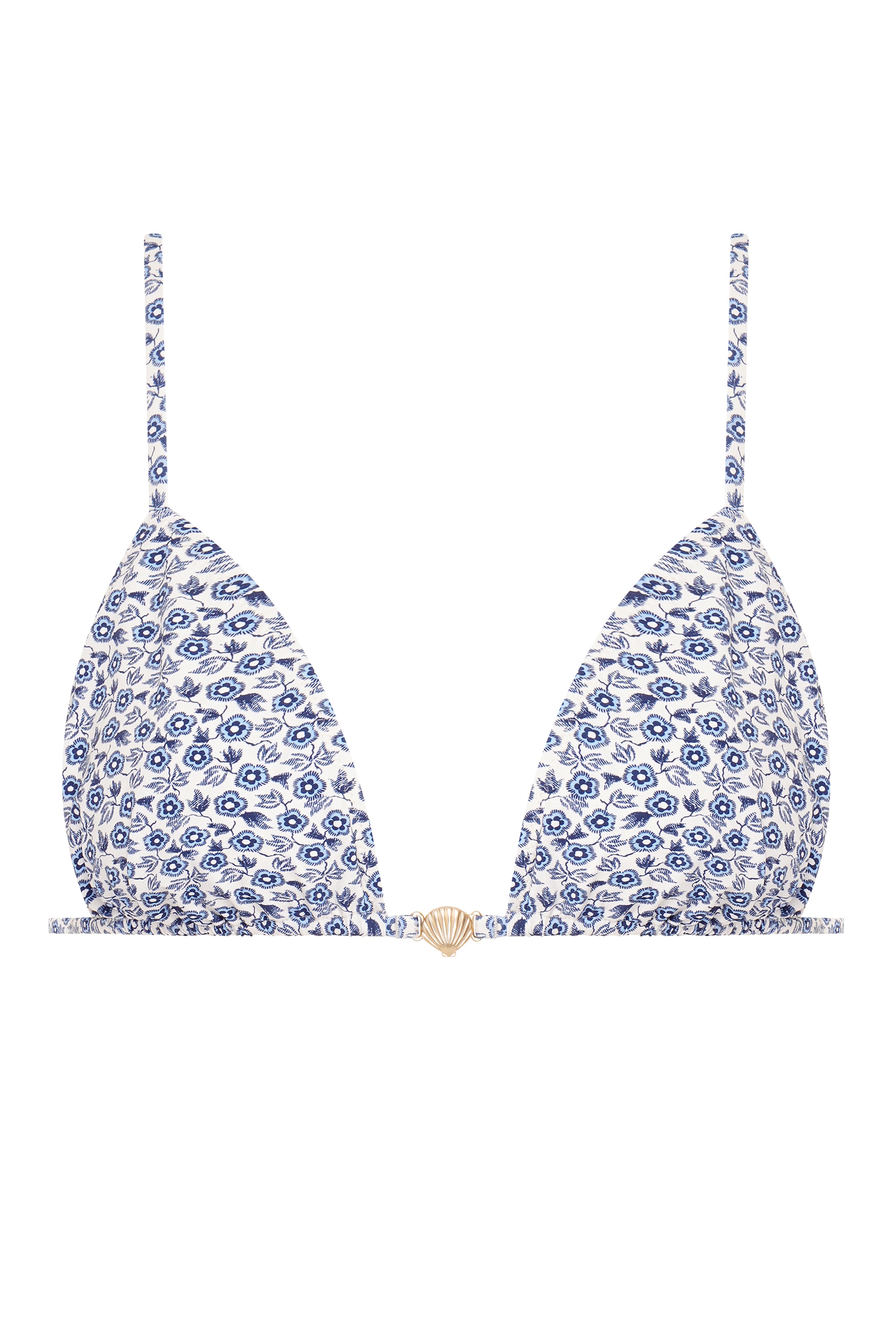 nicky top cornflower floral