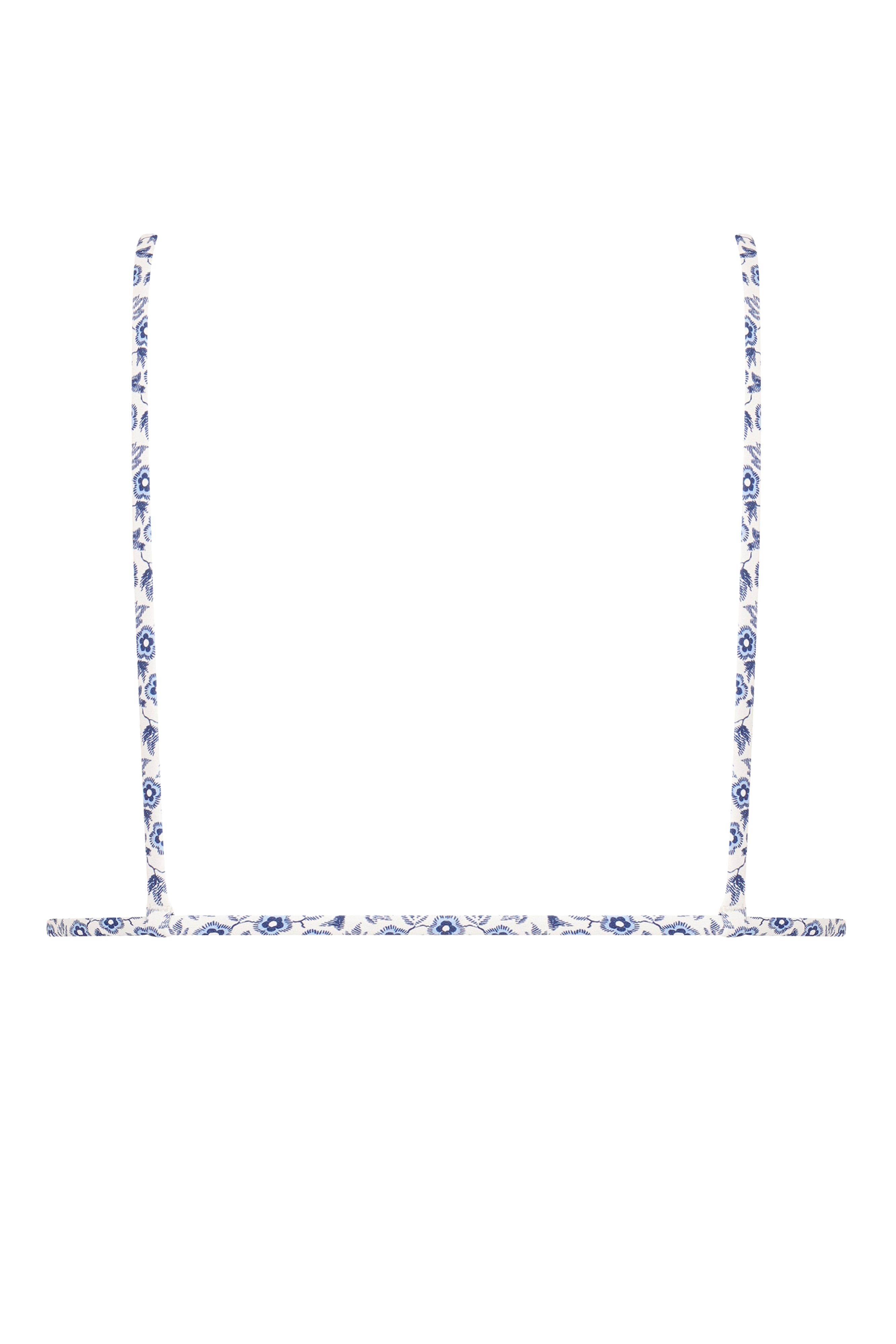 nicky top cornflower floral
