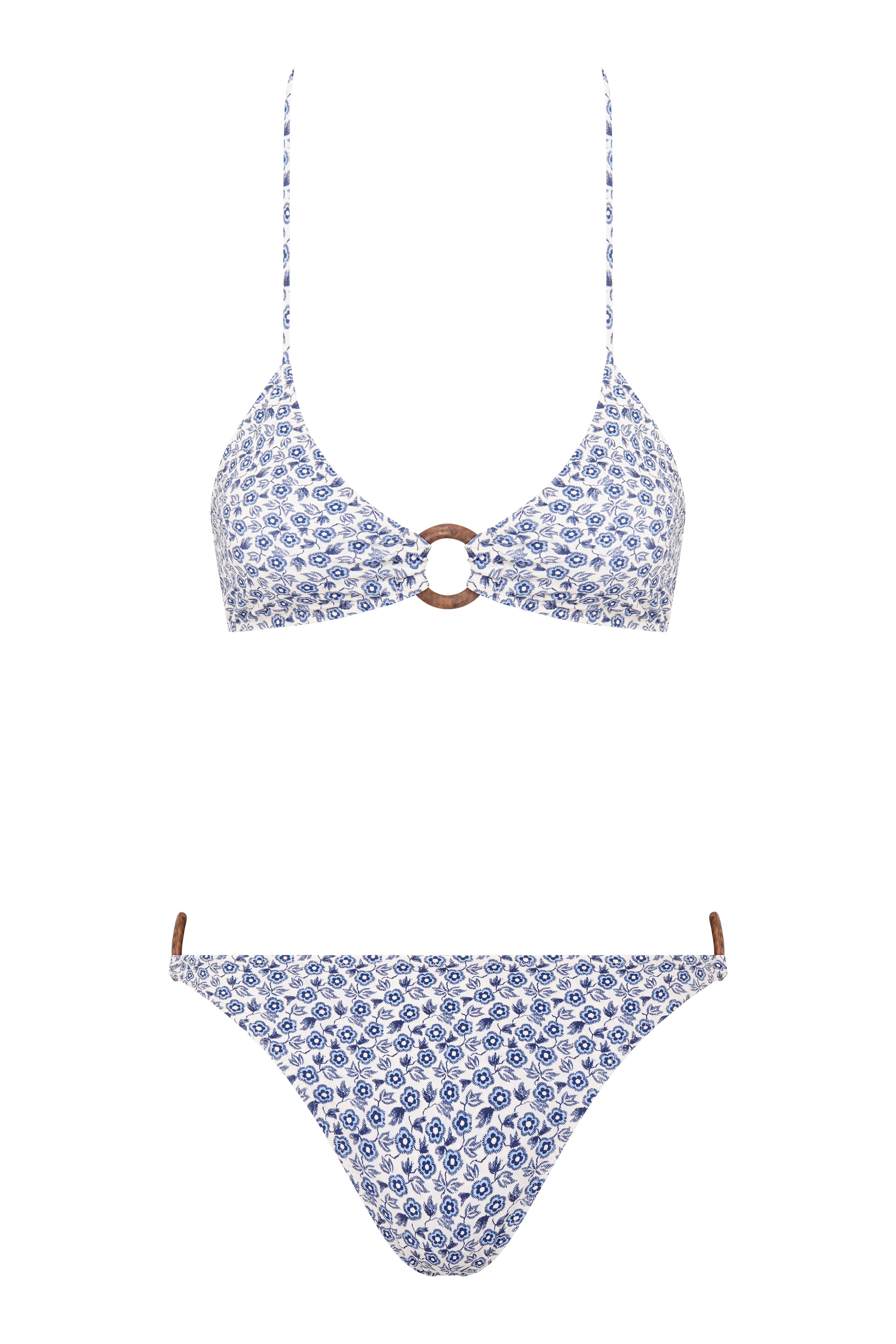 elfie ring cornflower floral