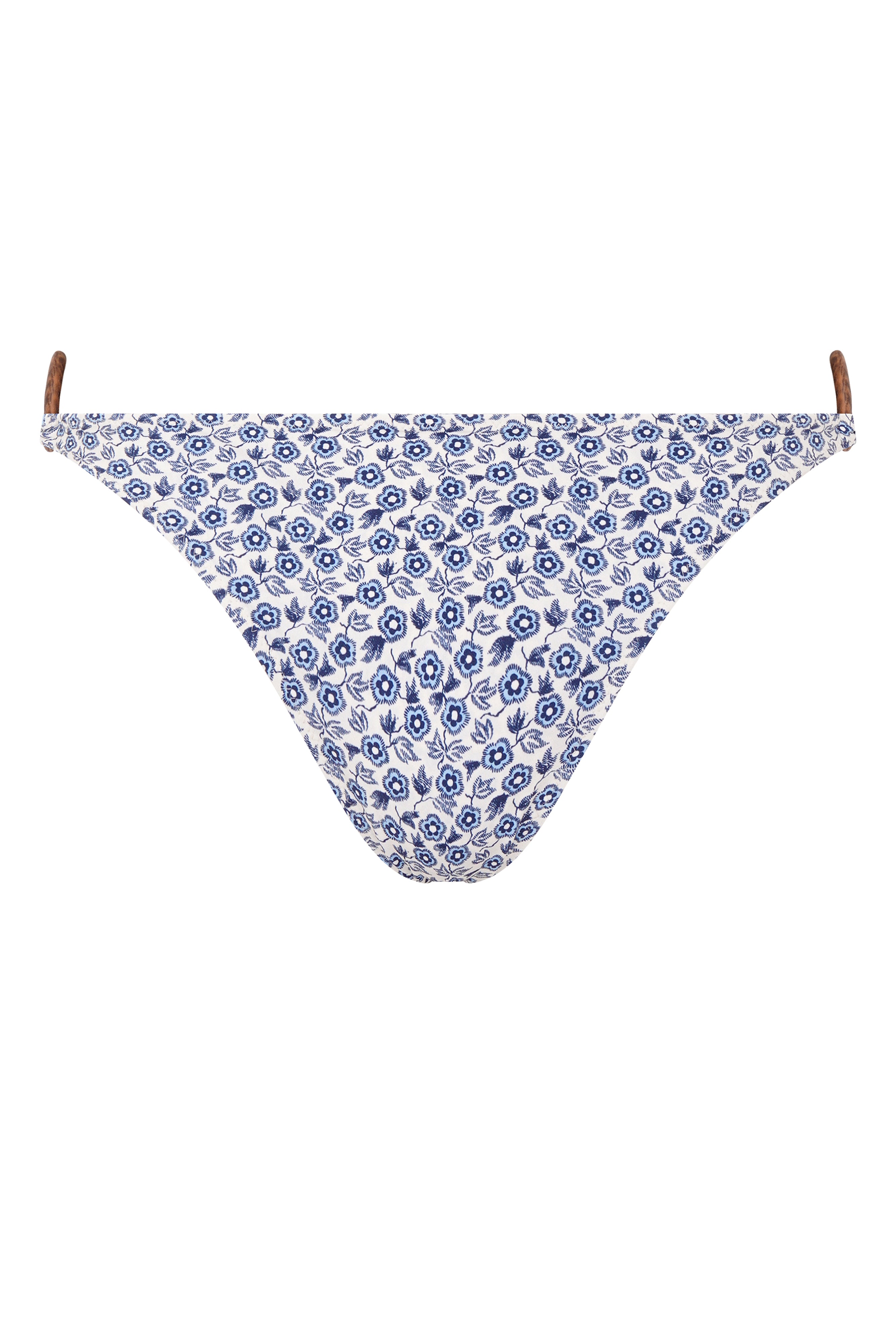 ring bikini bottoms cornflower floral