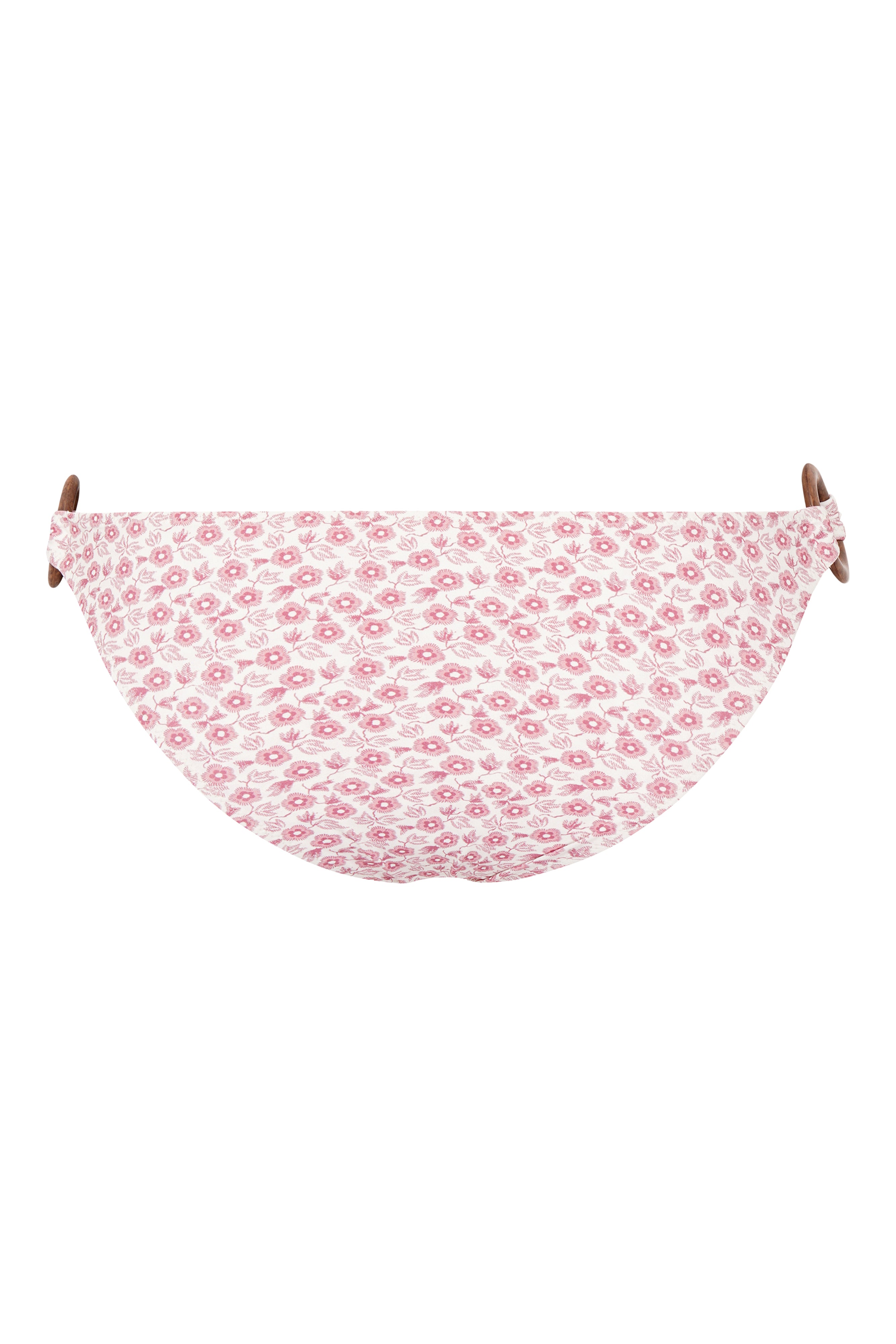 ring bikini bottoms pink floral